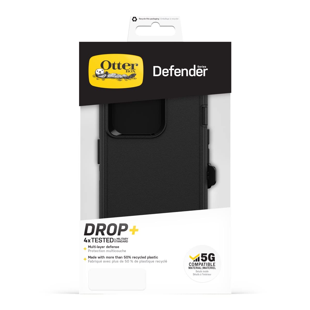 OTTERBOX - DEFENDER CASE FOR APPLE IPHONE 14 PRO - BLACK