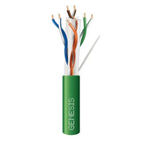 GENESIS CAT 6 PLUS 23G RISER 1000' BOX GREEN