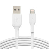 Belkin - Boost Up Charge Usb A To Apple Lightning Cable 3ft - White