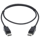 TRIPP LITE DISPLAYPORT 1.4 CABLE 8K M/M BLACK 3FT