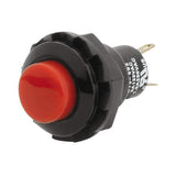 250VAC 2P SPST OFF-(ON) PUSH BUTTON SWITCH, 1.5A