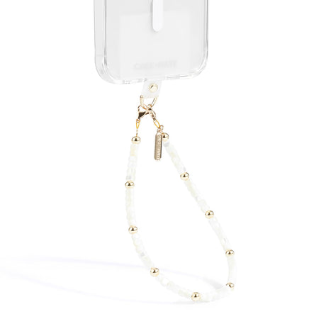 Case-mate - Beaded Phone Wristlet - Ivory And Onyx