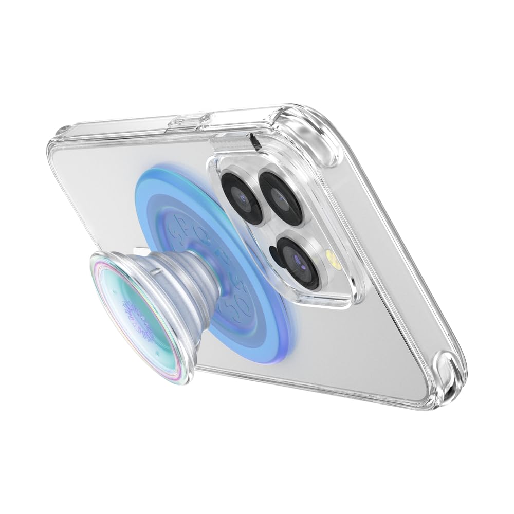 Popsockets - Popgrip Magsafe Circle - Blue Iridescent Translucent