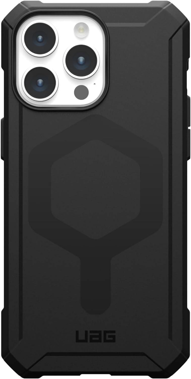 Urban Armor Gear (uag) - Essential Armor Magsafe Case For Apple Iphone 15 Pro Max - Black