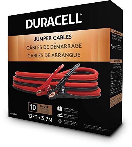 DURACELL - 12FT 10GA JUMPER CABLE