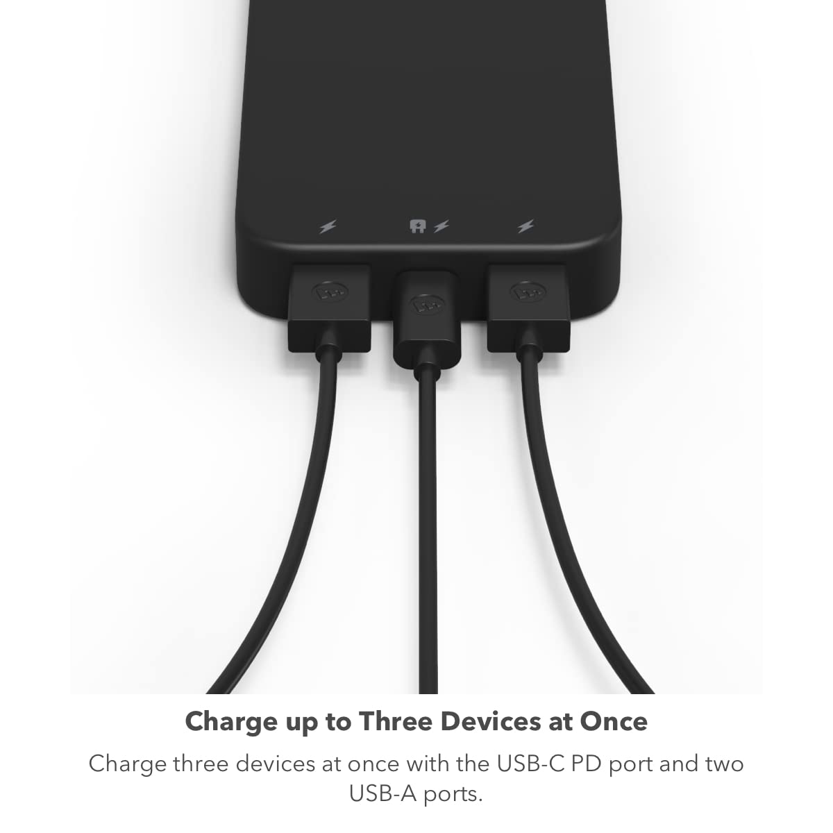 Mophie - Powerstation 2023 Power Bank 10,000 Mah - Black