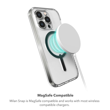 Zagg - Milan Snap Magsafe Case For Apple Iphone 15 Pro - Iridescent