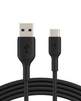 Belkin - Boost Up Charge Usb A To Usb C Cable 10ft - Black