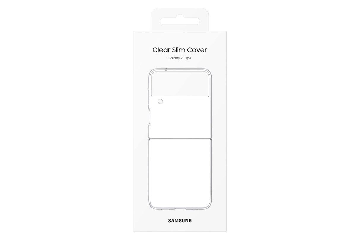 Samsung - Slim Clear Cover Case For Samsung Galaxy Z Flip4 - Transparent