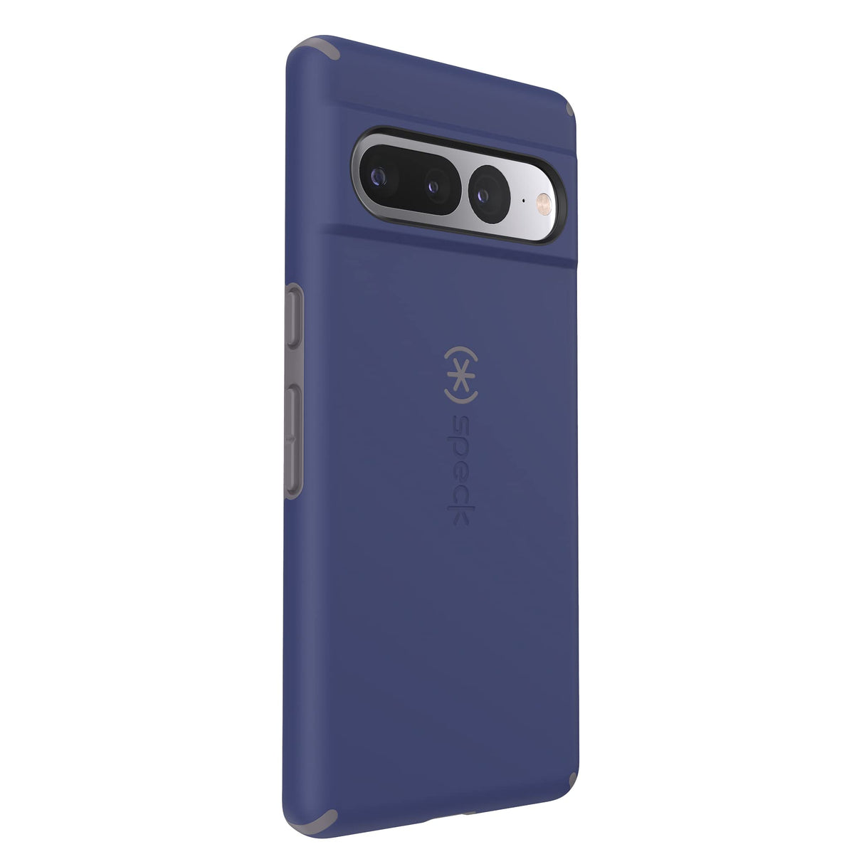 Speck - Presidio Impact Hero Case For Google Pixel 7 Pro - Prussian Blue And Cloudy Grey