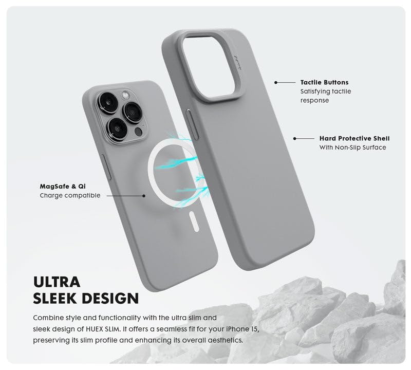 IPHONE 15 LAUT HUEX CASE - LIGHT BLUE