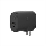 Belkin - Boostcharge Hybrid Wall Charger And Power Bank 5,000 Mah - Black