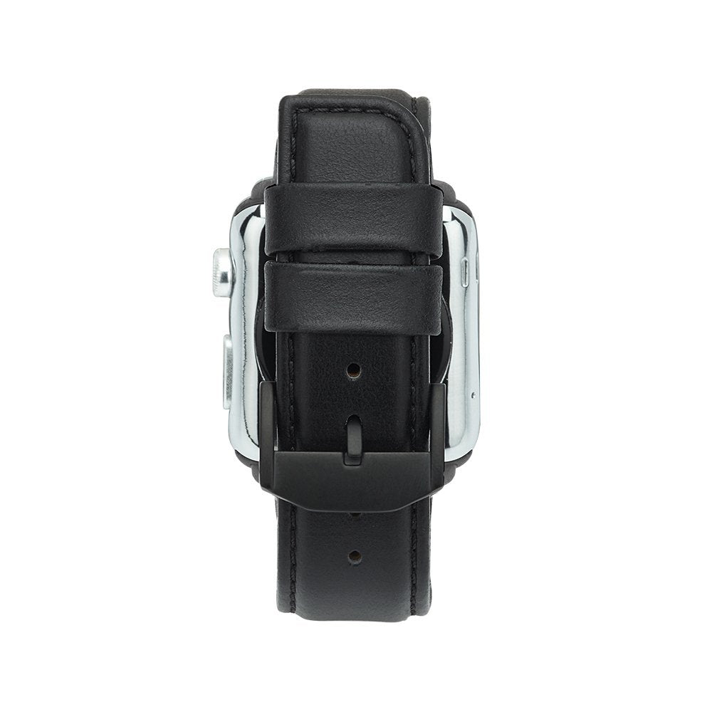 Case-Mate Case Mate Apple Watch 42mm Signature Leather Watchband - Black