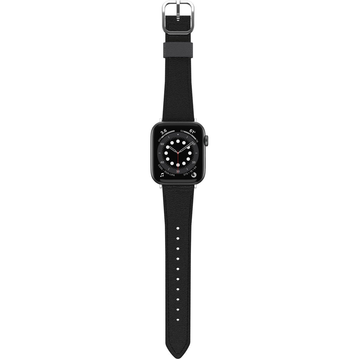 Otterbox - Symmetry Cactus Leather Watch Band For Apple Watch 42mm / 44mm / 45mm - Noir Ash