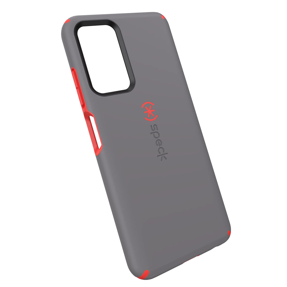 Speck - Presidio Impact Hero Case For Samsung Galaxy A03s - Moodey Grey And Turbo Red