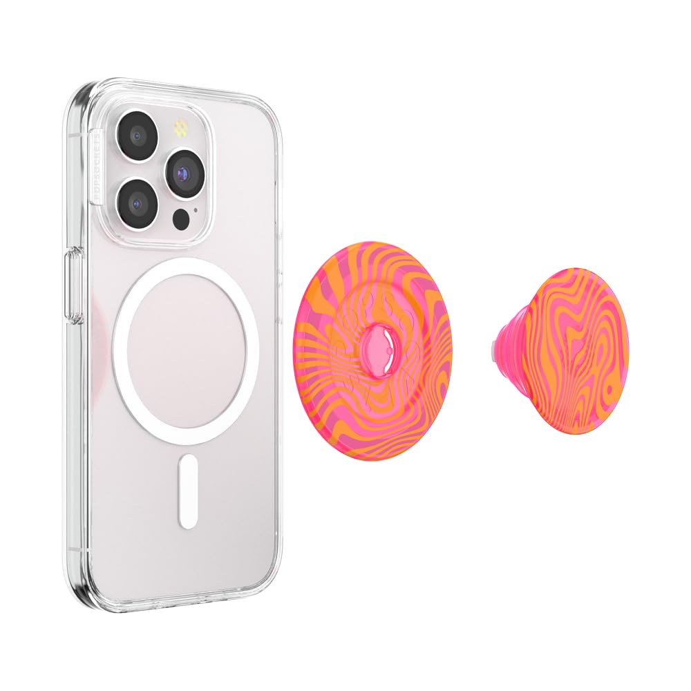 Popsockets - Magsafe Popgrip - Swirl Aviation And Orange