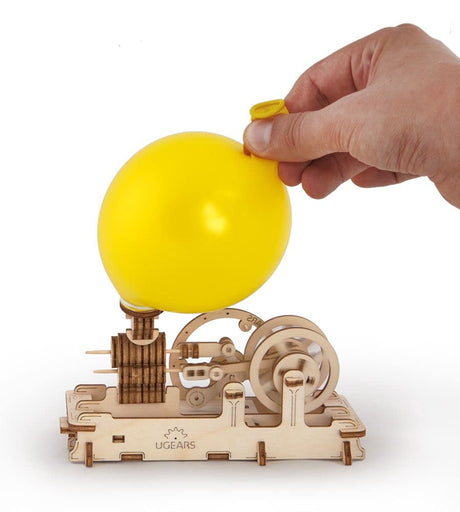 UGEARS Engine 3D Wooden Puzzle Brain Teaser Construction Set for Teens and Adults