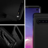 Spigen Tough Armor Designed for Samsung Galaxy S10 Case (2019) - Black