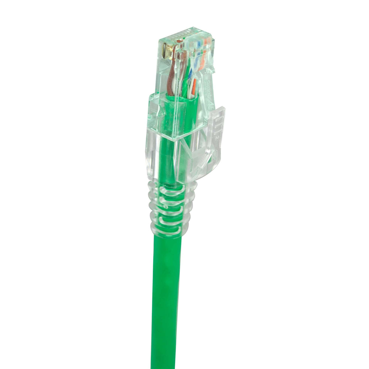 CAT6 PASSTHRU RJ45 GRN 100PC JAR