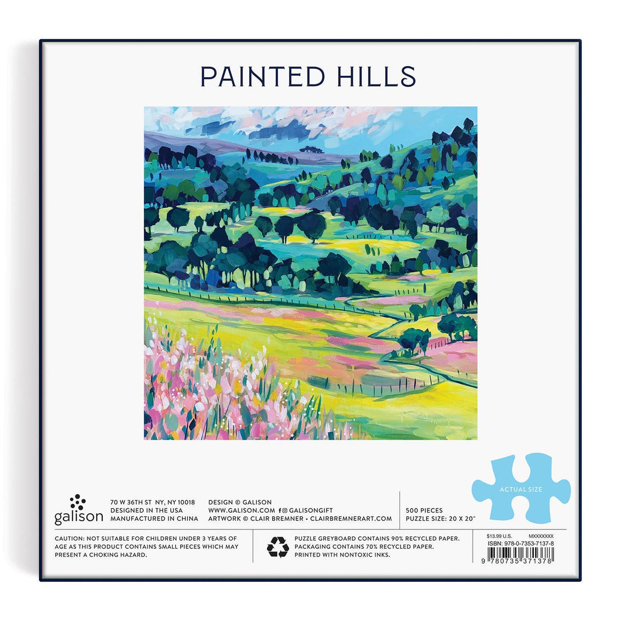 Chronicle Books - Painted Hills 500 Piece Puzzle