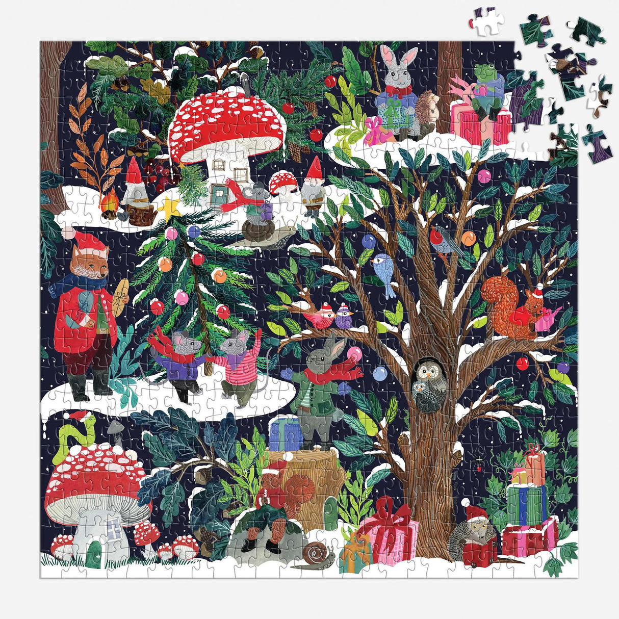 Galison - Yuletide Forest 500 Piece Puzzle