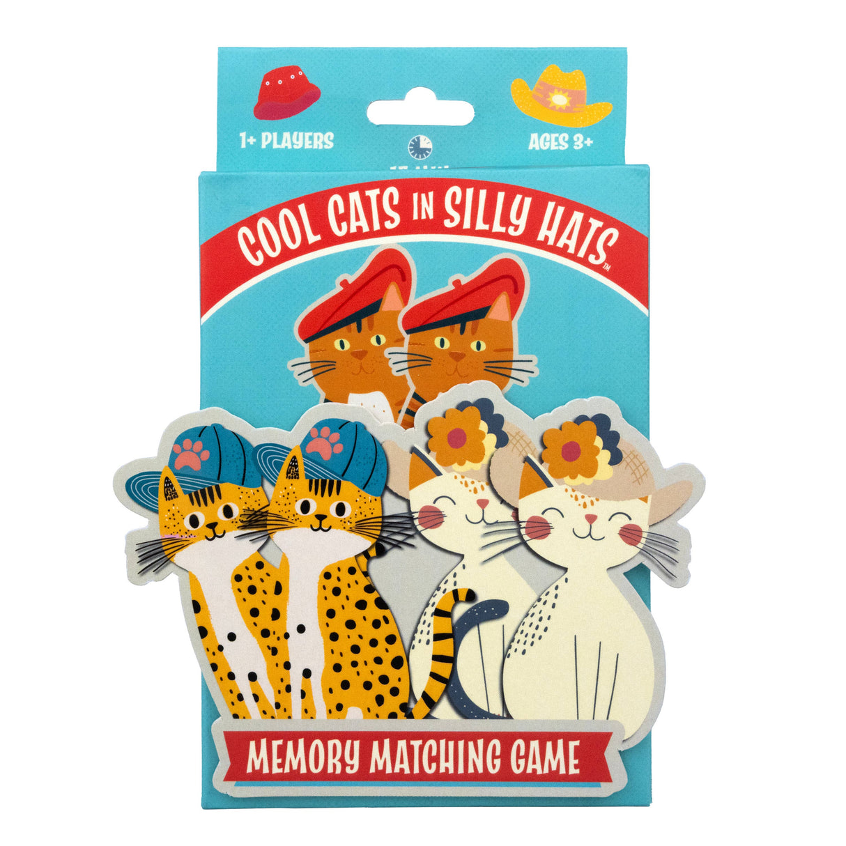 Project Genius - Cool Cats in Silly Hats – Kids Memory Matching Game