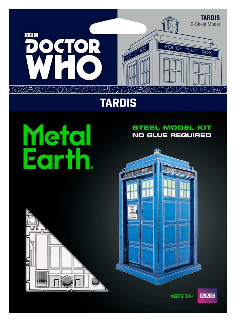 Metal Earth Doctor Who Tardis 3D Metal Model Kit Fascinations