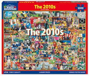 White Mountain Puzzles - The 2010s - 1000 Piece Jigsaw Puzzle