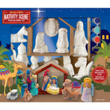 Masterpieces Puzzles - Nativity Scene - Plaster Figurine Paint Set