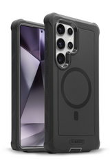 Samsung S25 Ultra xBase Boulder MagSafe Heavy Duty Co-Molded Rugged Protective Case - Black