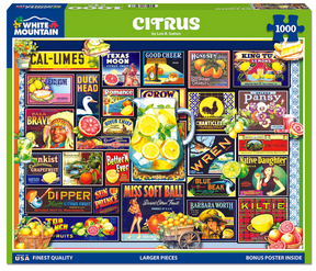 White Mountain Puzzles - Citrus - 1000 Piece Jigsaw Puzzle