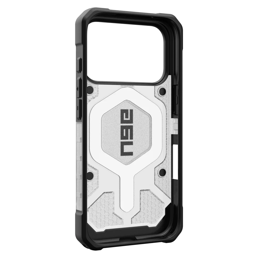 Urban Armor Gear (UAG) - Pathfinder Clear MagSafe Case for Apple iPhone 17 Pro - Ice and Silver
