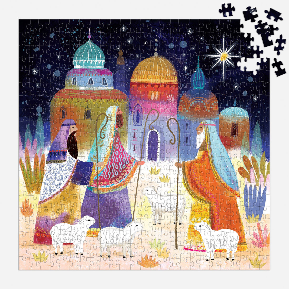 Chronicle Books - Journey Of Three Kings 500 Piece Puzzle