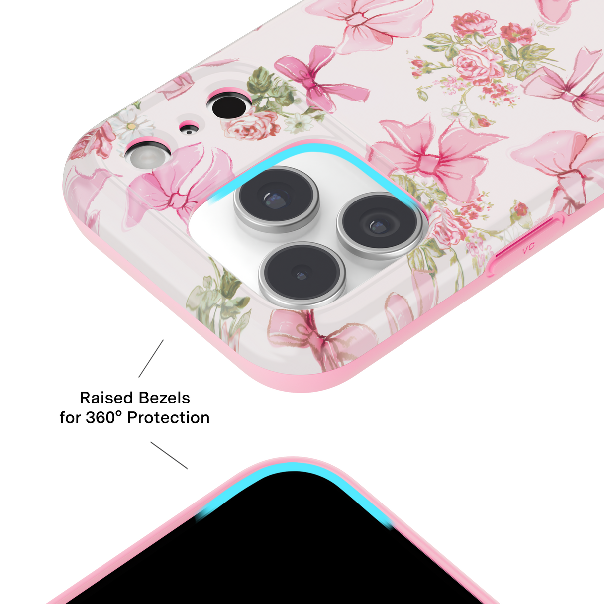 VELVET CAVIAR - IPhone 17 Pro MagSafe Case - Posie Pink Bow