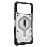 Urban Armor Gear (UAG) - Pathfinder Clear MagSafe Case for Apple iPhone 17 Pro Max - Ice and Silver