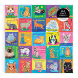 Mudpuppy - Purr-fect Portraits 500 Piece Family Puzzle