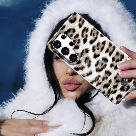 VELVET CAVIAR -  Samsung Galaxy S25 - Arctic Leopard Phone Case