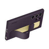 Samsung - Silicone Grip Case For Samsung Galaxy S24 Ultra - Dark Violet