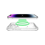 Itskins - Supreme_r Clear Magsafe Case For Apple Iphone 15 Pro - Transparent