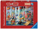 Ravensburger Tom & Jerry: Hall of Fame 1000 Piece Jigsaw Puzzle for All Ages | Unique Softclick Technology | Vibrant Imagery | Eco-Friendly FSC Certified Materials