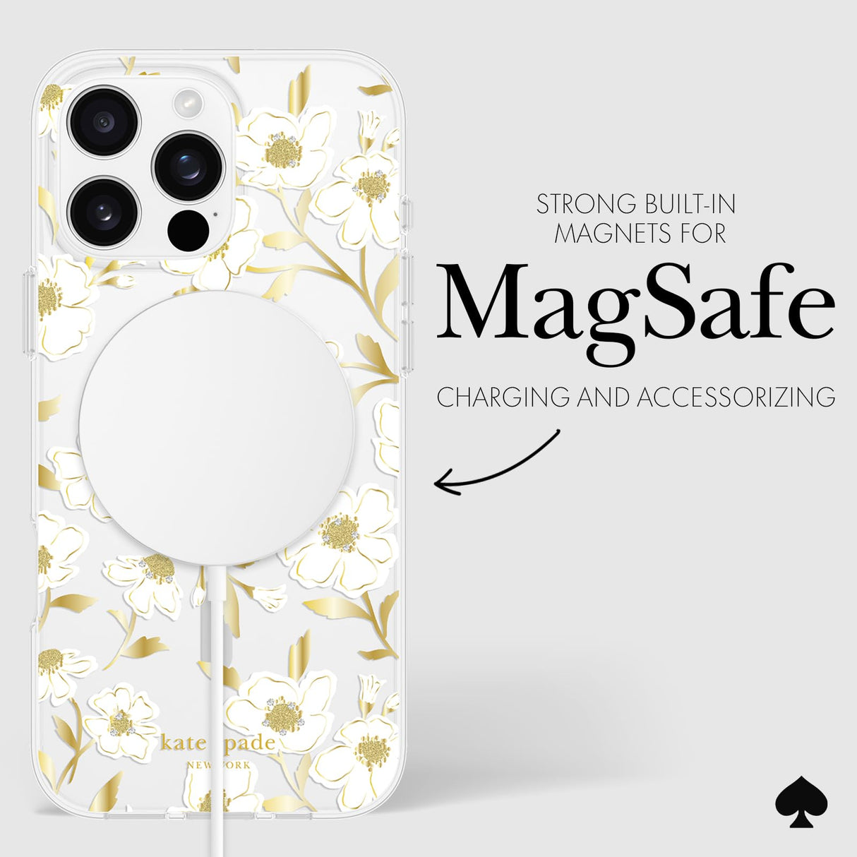 Kate Spade - Protective Magsafe Case For Apple Iphone 16 Pro Max - Sunshine Floral