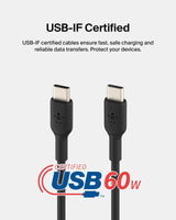 Belkin - Boost Up Charge Usb C Cable 3ft - Black