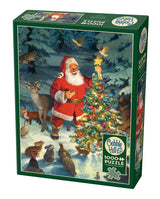 Cobble Hill 1000 Piece Puzzle - Santa's Tree - Sample Poster Included