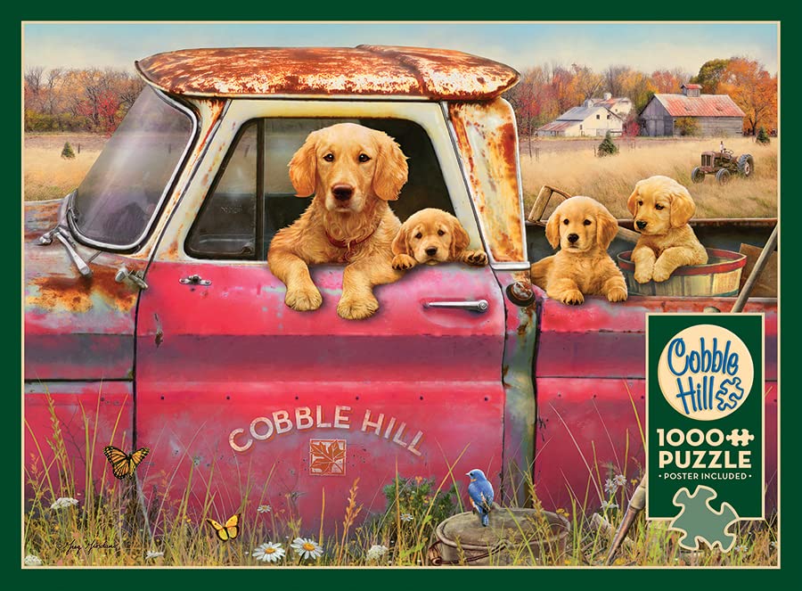 Cobble Hill 1000 Piece Puzzle - Cobble Hill Farm - Sample Poster Included