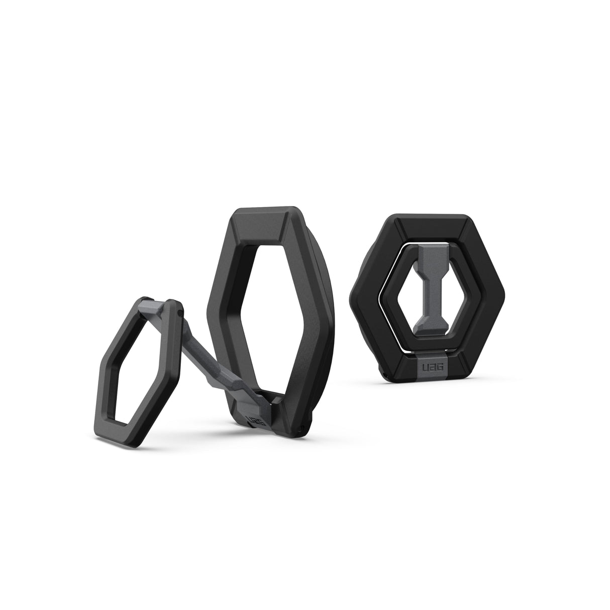 Urban Armor Gear (uag) - Magnetic Ring Stand - Black And Silver