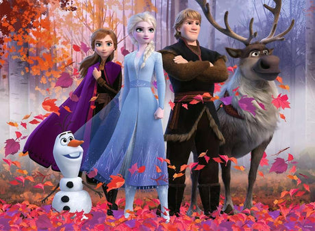 Ravensburger Disney Frozen 2 Puzzle - Magic of the Forest | Unique 100-Piece Jigsaw | Educational Toy for Kids | Perfect Fit & Anti-Glare Surface | FSC Certified