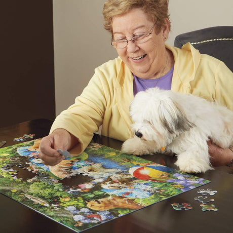 White Mountain Puzzles - Writer’s Paradise - 1000 Piece Jigsaw Puzzle - image 4