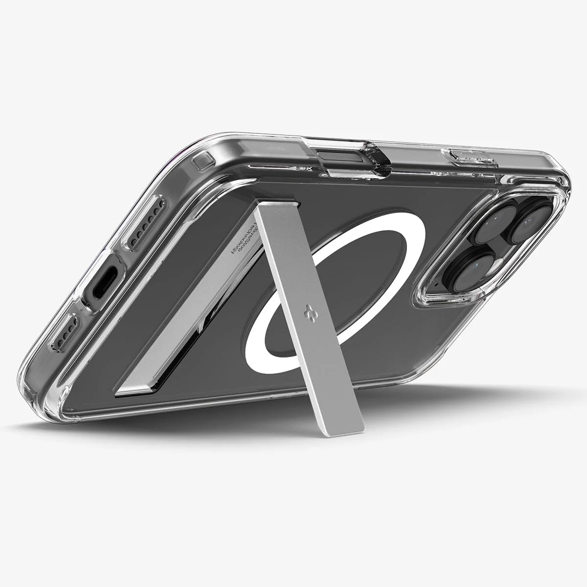 Spigen - Slim Armor Essential S Magsafe Case For Apple Iphone 16 Pro - Crystal Clear