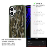 Cellhelmet - Fortitude Magsafe Case For Apple Iphone 16 - Mossy Oak