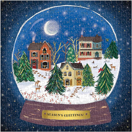 Galison - Winter Snow Globe 500 Piece Puzzle